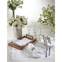 Load image into Gallery viewer, Classic White Linen Hemstitch Napkin 20&quot;
