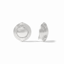 Load image into Gallery viewer, Portofino Silver Statement Clip Earring
