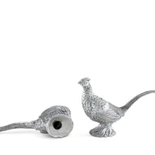 Load image into Gallery viewer, Pewter Pheasants Salt &amp; Pepper Set
