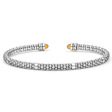 Load image into Gallery viewer, LAGOS Two-Tone Citrine Mini Versa Torque Bracelet | 3mm
