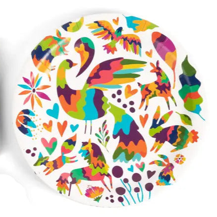 Joyful Otomi Dinner Plates