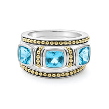 Load image into Gallery viewer, Swiss Blue Topaz Stacking Rings

