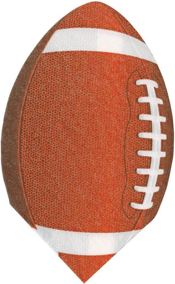Football Die-Cut Luncheon Napkins