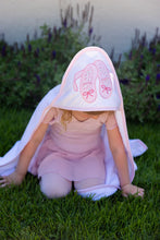 Load image into Gallery viewer, Ballet Shoes Hooded Towel &amp; Washcloth Set
