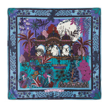 Load image into Gallery viewer, Amber Palace Blue Mini Scarf
