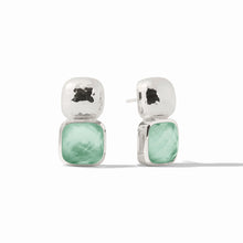 Load image into Gallery viewer, Iridescent Aquamarine Blue Catalina Earring

