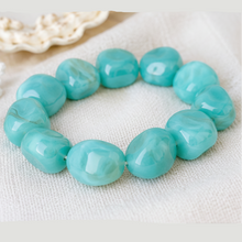 Load image into Gallery viewer, Coastal Bloom Acrylic Beaded Bracelets

