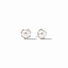 Load image into Gallery viewer, Silver Penelope Pearl Stud
