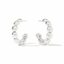 Load image into Gallery viewer, Silver Solara Nova Hoops
