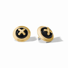 Load image into Gallery viewer, Essex Obsidian Black Studs
