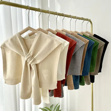 Load image into Gallery viewer, Knitted Knotted Shawl
