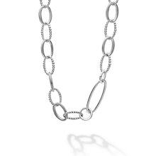 Load image into Gallery viewer, SS Smooth Oval Link Necklace

