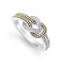 Load image into Gallery viewer, LAGOS Two-Tone Knot Diamond Ring
