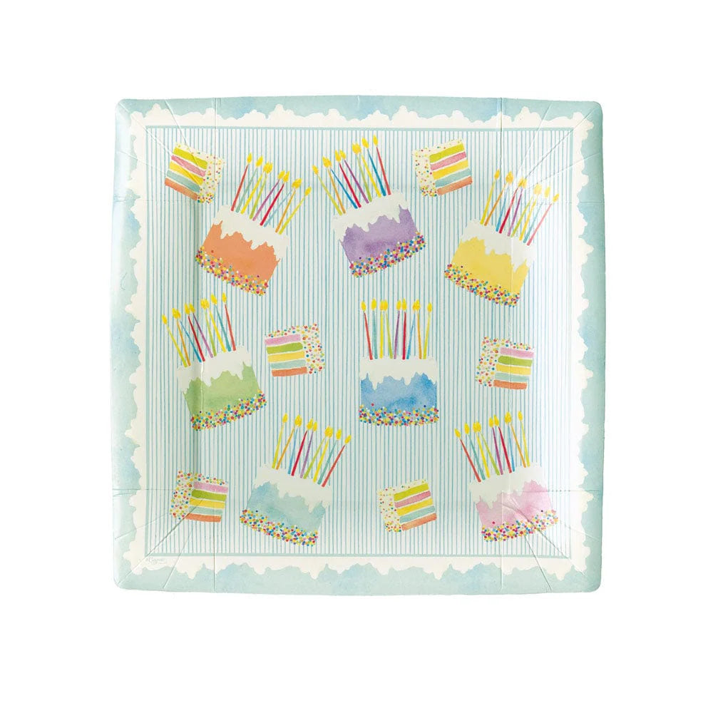 Cake Frosting Paper Salad/ Dessert Plates