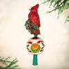 Majestic Cardinal Greetings Finial