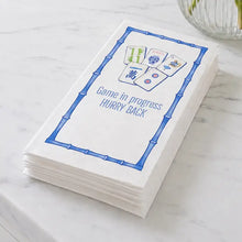 Load image into Gallery viewer, Preppy Mahjong Guest Towel Napkins
