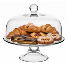 Load image into Gallery viewer, Footed Cake Stand w/ Dome, 11"
