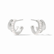 Load image into Gallery viewer, Pearl Hydra Triple Hoop
