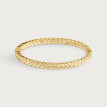 Load image into Gallery viewer, Cheval Braid Hinged Bangle Thin
