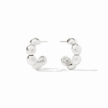 Load image into Gallery viewer, Silver Solara Nova Hoops
