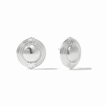 Load image into Gallery viewer, Portofino Silver Statement Stud Earring
