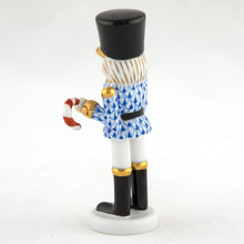Load image into Gallery viewer, Sapphire Nutcracker With Candy Cane

