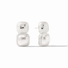 Load image into Gallery viewer, Silver Pearl Catalina Earring
