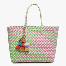 Load image into Gallery viewer, Allie Arrow XL Woven Tote
