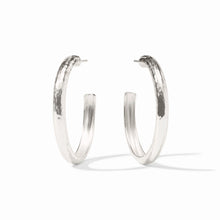 Load image into Gallery viewer, Silver Havana Hoop
