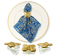 Load image into Gallery viewer, Butterfly Clear Napkin Ring S/4
