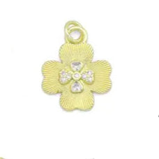 CZ Center Flower Pendant