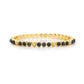 Berry Petite Hinged Bangle -Blue Labradorite Gem
