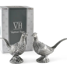 Load image into Gallery viewer, Pewter Pheasants Salt &amp; Pepper Set
