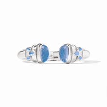 Load image into Gallery viewer, Cannes Iridescent Chalcedony Blue Cuff
