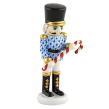 Load image into Gallery viewer, Sapphire Nutcracker With Candy Cane
