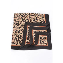 Load image into Gallery viewer, Savanna Chic Leopard Square Bandana Scarf
