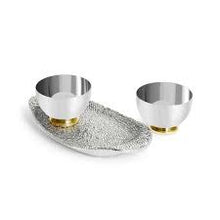 Load image into Gallery viewer, Shagreen Double Dish W/ Tray
