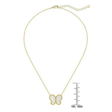 Load image into Gallery viewer, MOP Butterfly Necklace
