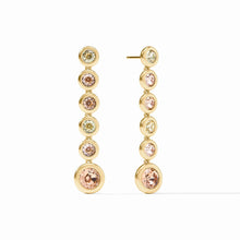 Load image into Gallery viewer, Champagne Radiance Rainbow Tier Earrings
