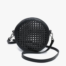 Load image into Gallery viewer, Francis Rattan Circular Crossbody
