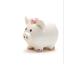 Load image into Gallery viewer, Piggy Bank with Crown
