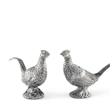 Load image into Gallery viewer, Pewter Pheasants Salt &amp; Pepper Set
