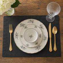 Load image into Gallery viewer, Black Hemstitch Mat
