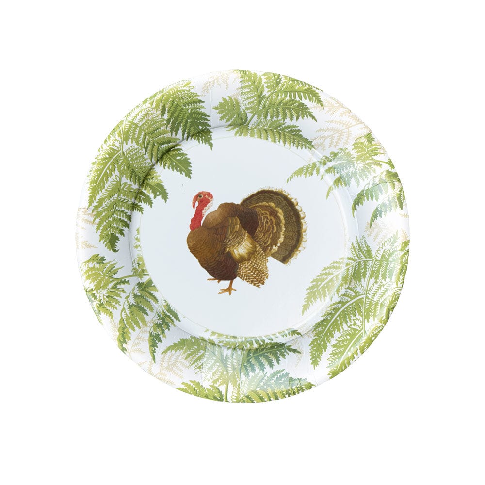 Turkey Among Ferns Salad/ Dessert Plates
