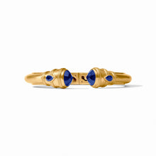Load image into Gallery viewer, Cannes Iridescent Sapphire Blue Demi Cuff
