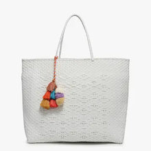 Load image into Gallery viewer, Allie Arrow XL Woven Tote
