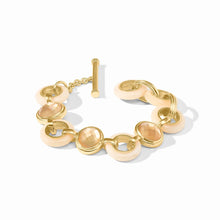Load image into Gallery viewer, Carnaby Stone Bracelet Gold &amp; Acrylic Ivory
