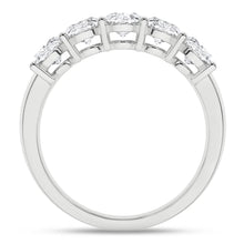 Load image into Gallery viewer, 14K WG 5-Stone Oval Band
