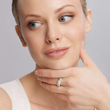 Load image into Gallery viewer, SS Cav Dia 6mm Pave Band Ring
