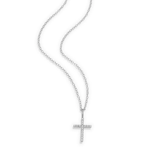 Load image into Gallery viewer, Cross Pendant Necklace in Sterling Silver
